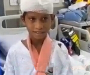  Miracle As Little Lad Survives Being Run Over By Illegally Overtaking Pickup Truck
