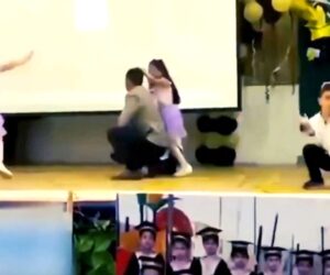 Father Leaps Onstage When Daughter’s Partner Disappears