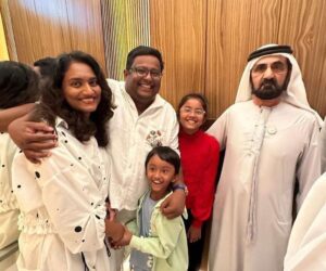 Indian Family Snap Selfies With Stony-Faced Dubai Ruler In Lift On His Birthday