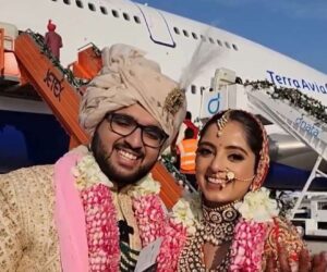 UAE-Based Indian Businessman Dilip Popley Hosts Daughter’s Wedding On Private Jet In Dubai’s Skies