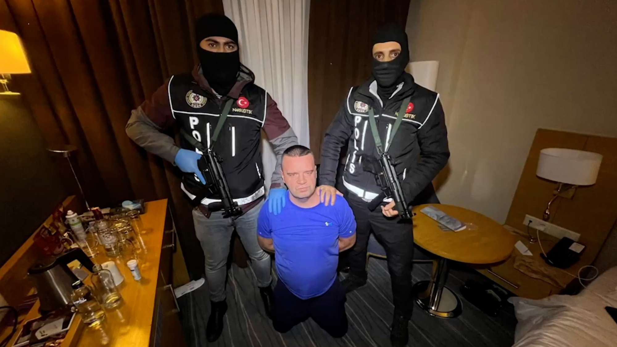 Guns And Cocaine Gang Leader Seized In Turkey